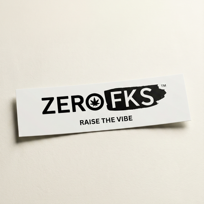 Zero Fks Bumper Stickers