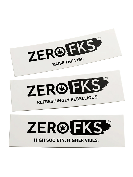 Zero Fks Bumper Stickers