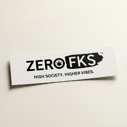 Zero Fks Bumper Stickers