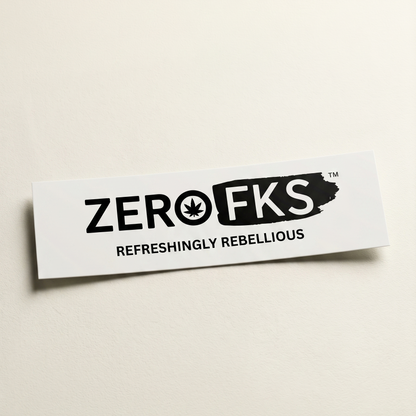 Zero Fks Bumper Stickers